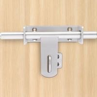 ราคา HL สแตนเลสประตูล็อคเลื่อนสลักเกลียว Latches Hasp ฮาร์ดแวร์ Heavy Duty Garden Shed ล็อคเลื่อนติดตั้งง่าย (49407408932)