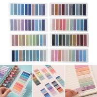 ราคา Hl 1600 ชิ้น 80 สี Writable Morandi Sticky Tabs ตําแหน่งสีได้ Marker Sticky Notes Tabs Sticky Tabs Book Tab (29556445317)