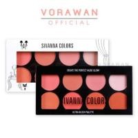 ราคา HF319 Sivanna Colors Ultra Blush Palette พาเลตปัดแก้ม พร้อมเฉดดิ้ง และไฮไลท์ 8 เฉดสีในตลับเดียว (7938202595)