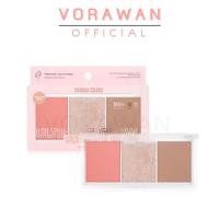 ราคา SIVANNA พาเลท 3 in 1 บลัชออน ไฮไลท์ คอนทัวร์ HF189 SIVANNA COLORS ULTIMATE GLOW เม็ดสีแน่นติดทน (22738141724)