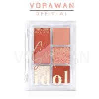 ราคา SIVANNA COLORS SUPER IDOL Face Palette HF168 อายแชโดว์ตลับ ที่มาพร้อมบลัชออน แบบสวยครบจบในตลับเดียว (20811567660)