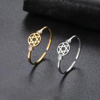 ราคา สแตนเลสหกเหลี่ยมดาวกลวงเปิดแหวนดาว พลอยเทียม ปรับของขวัญเครื่องประดับทุกวัน (50804162629)