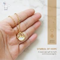 ราคา San New Christian Gift Mustard Seed Gold Color Stainless Steel Pendant The Seed Of Faith Silver Color Chain POP (55159141036)