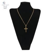 ราคา San แฟชั่นเรียบง่ายจี้ข้ามโซ่กระดูกไหปลาร้าคริสตัลพระเยซูข้ามห้อย Nelace Punk เครื่องประดับฮิปฮอปสําหรับผู้ชายผู้หญิงของขวัญ POP (50409289258)