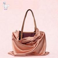 ราคา San ผ้าไหมผ้าถุงเก็บฝุ่นแฟชั่นกันฝุ่นกระเป๋าเดินทาง Drawstring Pouch Thi ผ้าคลุมกันฝุ่นกระเป๋าเก็บกระเป๋าถือ POP (56309329638)