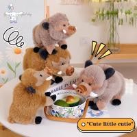 ราคา San 25 30 ซม จําลองหมูป่าของเล่นตุ๊กตาน่ารักโซฟาเบาะตกแต่งบ้านน่ารักตุ๊กตาของเล่นเด็กของขวัญ POP (55759375187)