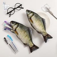 ราคา San สร้างสรรค์ตลกปลารูปปากกากระเป๋าปากกา Crucian ปลาคาร์พดินสอกรณีตลกนักเรียนเครื่องเขียนอุปกรณ์จัดเก็บปากกา POP (55708237680)