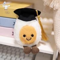ราคา ซาน ตลกไข่ต้มจบการศึกษาตุ๊กตาของเล่นน่ารักอาหารตุ๊กตาอุปกรณ์เสริมสนุกจบการศึกษาของขวัญ โผล่ (52509340433)