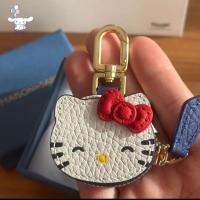 ราคา พวงกุญแจแมว Hello Kitty แบบการ์ตูน สร้อยคอพวงกุญแจและจี้แฟชั่น จากหนังคุณภาพ (50359329860)