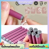 ราคา จัดส่งในพื้นที่ ชุดปากกาแสตมป์ซิลิโคนทําเล็บสร้างสรรค์ 6 ชิ้น เครื่องมือทําเล็บรูปดอกไม้กุหลาบ (40364985774)