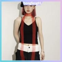 ราคา ผ้าพันคอผ้าไหมลายลูกไม้แบบโมเดิร์น พร้อมสายคล้องไหล่ยาว สไตล์เรียบง่ายแต่ทันสมัย (25296933615)