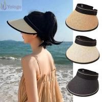 ราคา หมวกกันแดดนําลายฟาง พร้อมกรอบปิดหน้า พกพาสะดวก ป้องกัน UV แบบพับเก็บได้ (52808960333)