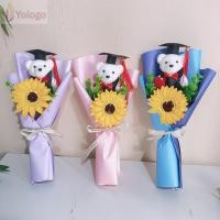 ราคา YOLOGO ช่อดอกไม้รับปริญญา ช่อดอกไม้ตุ๊กตาหมี Dr Bear พิธีรับปริญญาช่อดอกไม้รูปสัตว์การ์ตูน (52608503544)