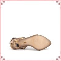 ราคา Bata บาจา Red Label รองเท้าส้นสูง รัดส้น สูง 3 นิ้ว สำหรับผู้หญิง รุ่น GENTIAN สีทอง 7608694 สีดำ 7606694 (46405542739)