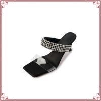 ราคา MILKMEshoes รองเท้าแฟชั่นผู้หญิง ส้นสูง 3 นิ้ว ประดับเพชรสวยหรู ใส่สบาย เดินง่าย ใส่ได้ทุกงาน 1701 (41728636050)