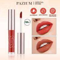 ราคา PAZIUM FDA ลิปสติก ลิปกลอส Lipsticks ลิปจูบไม่หลุด ปากไม่แห้ง กันน้ำ ติดทนนาน พกพาง่าย 3 5g 5สี (26871934049)