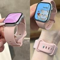 ราคา สายยาง Sport Soft Band สําหรับ Apple Watch IWatch Ultra 3 2 Se 3 2 Series 11 10 9 8 7 6 5 4 3 49 มม 46 45 44 42 41 40 38 มม (51955447976)