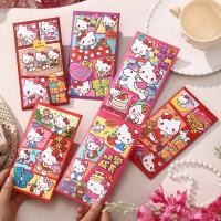 ราคา 2026 น่ารักคิตตี้ถุงซองจดหมายสีแดงสร้างสรรค์การ์ตูนสากลปีใหม่ซองจดหมายสีแดง (56303645235)