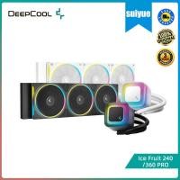 ราคา Deepcool ผลไม้น้ําแข็ง 240 360 PRO ARGB Halo Cooling Head Multi Platform CPU ระบายความร้อนด้วยน้ําความร้อน (44321260304)