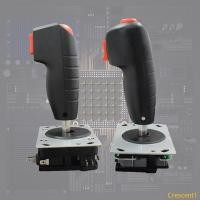 ราคา Crescent1 Flight Stick การสั่นสะเทือน Trigger จอยสติ๊กปุ่มไฟสีแดง 8 ทิศทาง VR Arcade เกมเครื่อง DIY (53556684678)