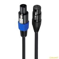 ราคา Crescent1 Speakon to XLR Cable Speakon Plug Male to XLR 3Pin Female Speaker Extension (53508592782)