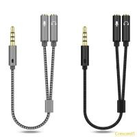 ราคา Crescent1 หูฟังไมโครโฟน Splitter 3 5 มม 2 หญิง 1 ชายไมโครโฟน Splitter สายต่อชุดหูฟังอะแดปเตอร์ Ca (51108601780)