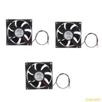 ราคา Crescent1 80x25 มม พัดลมระบายความร้อน CPU 5V 12V 24V 2pin พัดลมเงียบ CPU Cooler แชสซีหม้อน้ํา (45458612931)