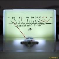 ราคา Crescent1 VU Meter พร้อม LED Backlight DB เครื่องวัดระดับเครื่องขยายเสียงสายไฟง่าย DB Meter (57658606315)
