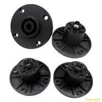 ราคา Crescent1 หญิง 4 เสาประเภท Speakon Connector รอบลําโพงแผ่นแจ็คโลหะใส่ SpeakOn แผง Mount ชุดซ็อกเก็ต (57456691275)
