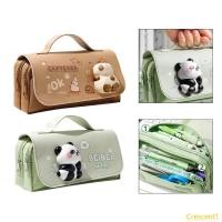 ราคา Crescent1 กล่องดินสอขนาดใหญ่ Decompression ดินสอความจุผู้ถือปากกากระเป๋าซิปปากกา Pouches Travel แต่งหน้า Pouche (54858177784)
