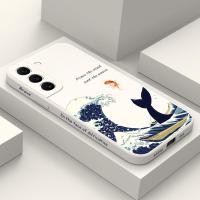 ราคา SAMSUNG Wave Whaleเคสโทรศัพท์สําหรับSamsung Galaxy A57 A37 A17 A07 4G 5Gฝาครอบ (43779292452)