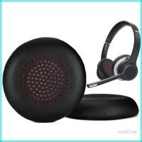 ราคา Star โปรตีนหนังแผ่นรองหูฟังสําหรับ PolyVoyager 4310UC 4320UC FocusUC2 หูฟังแยกเสียงรบกวน Earmuff หู Cove (53056728197)