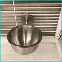 ราคา ดาวนกแก้วถ้วยให้อาหารที่มีป้องกันสนิมนกแก้วชามให้อาหารสแตนเลสนกจานสําหรับนกแก้วและสัตว์เลี้ยง (57659344929)