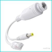 ราคา Star 24V ถึง 12V Power Over Ethernet Splitter สําหรับกล้องวงจรปิดการออกแบบกันกระแทกสายไฟตัวย่อ POE Splitter 10 100Mbp (57656708714)