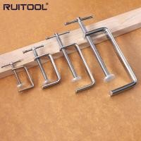 ราคา G Clamp C Clamp Iron Clamp ที่มีประสิทธิภาพ F Clamp ไม้กระดาน Quick Fixing Fixture งานไม้ CLAMP Anti Slip Mat IKBV (53005682363)
