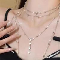 ราคา SoloExp Silver Zircon Chest Chain Pure Desire สไตล์เซ็กซี่บิกินี่ Yang Chaoyue สไตล์เดียวกันของเสียที่สวยงาม Clavicle Body Chain หญิง (46005324045)