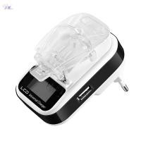 ราคา ZDF เครื่องชาร์จแบตเตอรี่อเนกประสงค์ Travel USB Wall Charging พร้อมจอแสดงผล LCD สําหรับกล้องโทรศัพท์มือถือ TH (44480278614)