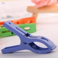 ราคา ZDF 8ps set Hanger Clips พลาสติกขนาดใหญ่ Windproof Beach Towel Clothes Pins Spring Clamp Clothespin ทรงพลังร้อนใหม่ราคาถูก TH (57758839275)