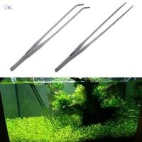 ราคา ZDF สแตนเลส Aquarium s คีมถังปลาพืช Aquascape เครื่องมือตรงคีมโค้งคลิปน้ํา Feeding แหนบ 27 ซม TH (56659136179)