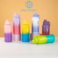 ราคา 1000ml สแตนเลส กระติกน้ำสีพาสเทลไล่ระดับ เก็บความร้อน เย็น ดีไซน์สีตัดกันทันสมัย พร้อมที่จับ แถมที่รองแก้ว แก้วเยติ (41766822089)