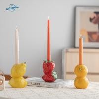 ราคา okhobby ตุ๊กตาผลไม้แจกัน สีส้มมะนาวโต๊ะเครื่องประดับผลไม้เชิงเทียน เซรามิกสไตล์ที่ไม่ซ้ํากันชั้นวางเทียนตกแต่งโต๊ะ (55356477739)