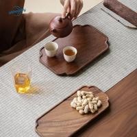 ราคา OKHOBBY ถาดชา จานอาหารค่ําใบไม้ Retro Wooden Round Storage เสิร์ฟถาด Platter Tea (54908939298)