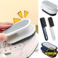 ราคา 3 5 วันมาถึง ชุดแปรงทําความสะอาด 2 ใน 1 Garment Brush แปรงขัดรองเท้า Combo ขนแปรงนุ่มสําหรับผ้าละเอียด เครื่องมือทําความสะอาดภายในรถยนต์ภายในบ้านพร้อมที่จับ เออร์โก (49252643041)