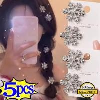 ราคา กิ๊บติดผมคริสตัล ดีไซน์เกล็ดหิมะ สำหรับผู้หญิง เหมาะสำหรับงานพิธีสำคัญและของขวัญ (28343711032)