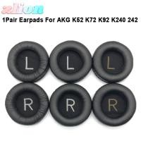 ราคา ZLION แผ่นรองหูฟัง เปลี่ยนเบาะนุ่ม ทนทานโฟมชุดหูฟังแผ่นรองหูฟังสําหรับ AKG K52 K72 K92 K240 K242 หูฟังอุปกรณ์เสริม (51606629798)