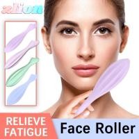 ราคา ZLION Face Roller ผิวหน้ายกกระชับผิวเครื่องมือเครื่องนวดหน้า ริ้วรอยที่มีประสิทธิภาพลบซิลิโคนยก Contouring ลูกกลิ้งนวดหน้า Face และ Eye (46957361424)