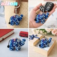 ราคา ZLION พวงกุญแจช้าง ผ้าไทย Handmade พวงกุญแจพระพิฆเนศ สัตว์ชาติพันธุ์สีสุ่ม DIY จี้ตุ๊กตาพวงกุญแจรถ (51107325431)