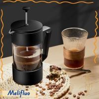 ราคา MELIFLUO French Press หม้อต้มกาแฟ แก้ว Borosilicate ทนความร้อนชากาแฟ 350 600 1000ML แก้วกาแฟ Brewings หม้อ (49104842480)