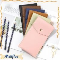 ราคา MELIFLUO กระเป๋าใส่ปากกา กระเป๋าใส่ปากกาหนัง PU ความจุขนาดใหญ่ กระเป๋าเก็บเครื่องเขียนปุ่มสแน็ปสร้างสรรค์การเดินทางเพื่อธุรกิจ (57857200936)