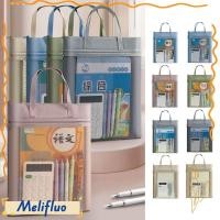 ราคา MELIFLUO กระเป๋าแฟ้ม กันน้ํา A4 กระเป๋าซิป ผ้าความจุขนาดใหญ่มัลติฟังก์ชั่ถุงเก็บข้อมูลโรงเรียนอุปกรณ์สํานักงาน (57108601575)